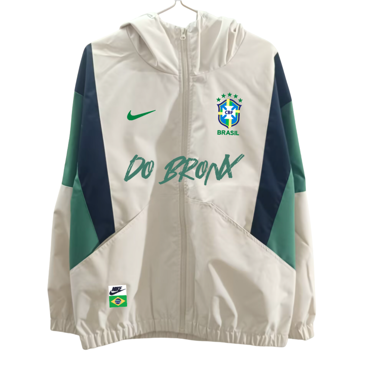 Charles Oliveira x Brazil Windbreaker Green
